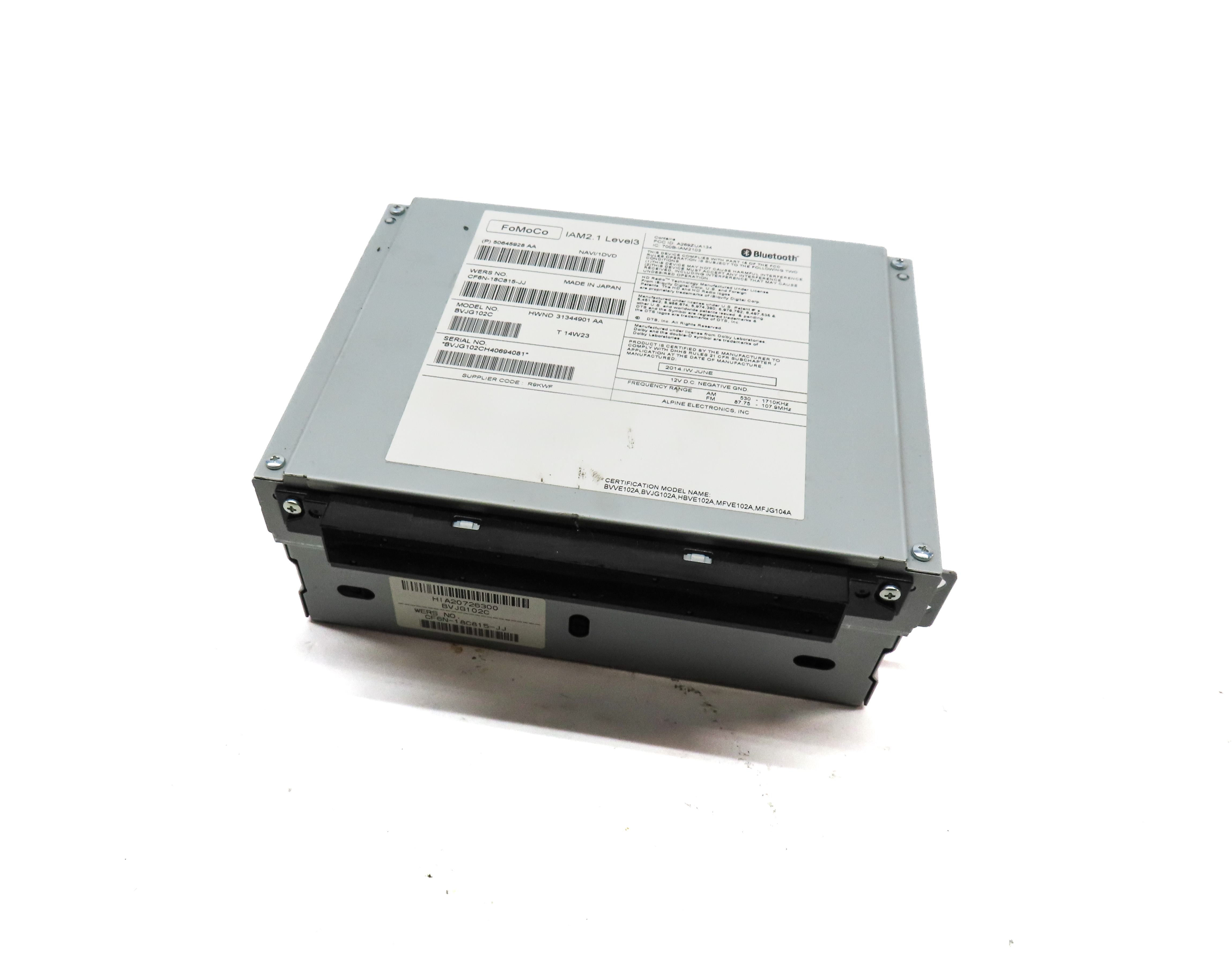 12-16 RANGE ROVER SPORT EVOQUE LR4 (L320 L405 L494 L538) CD NAV STEREO RECEIVER — exact item pictured
